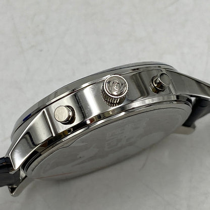 【中古美品】【メンズ/レディース】 カウボーイビバップ スパイク・スピーゲル LEATHER BAND CHRONOGRAPH QUARTZ レザー バンド クロノグラフ クォーツ 時計 腕時計 197-260531-kh-04-izu カラー：ネイビー 万代Net店