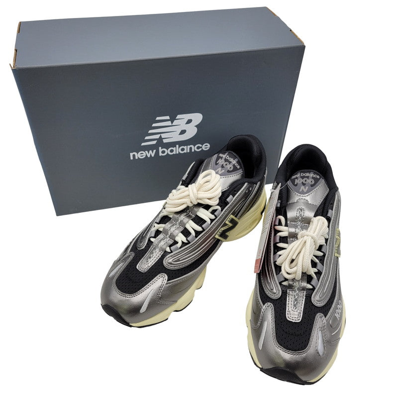 【中古美品】【メンズ】 1000 M1000SL スニーカー シューズ 靴 162-251130-as-04-izu サイズ：27.5cm カラー：シルバー×ブラック 万代Net店