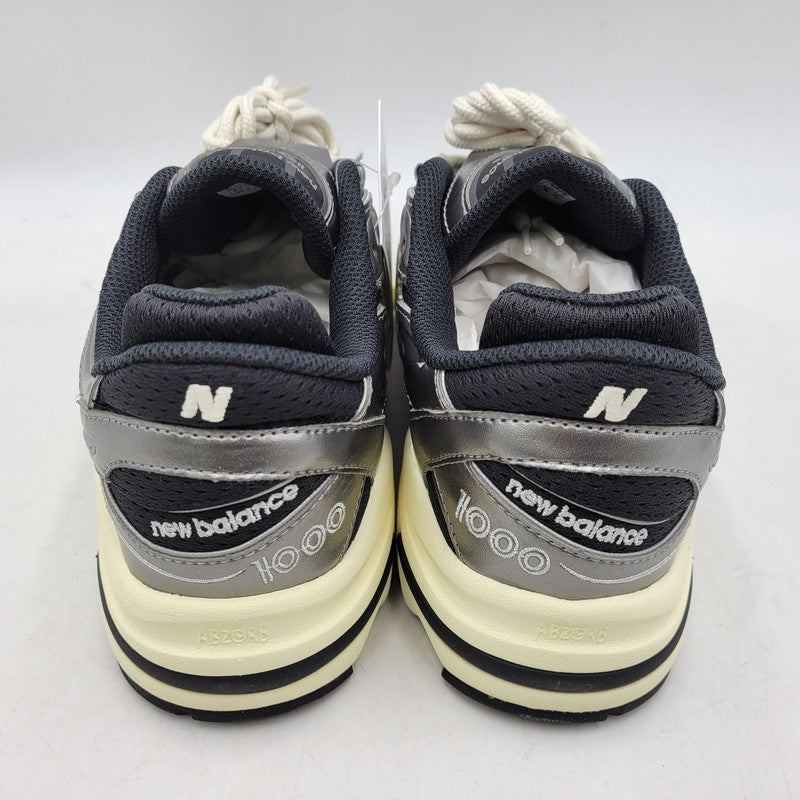 【中古美品】【メンズ】 1000 M1000SL スニーカー シューズ 靴 162-251130-as-04-izu サイズ：27.5cm カラー：シルバー×ブラック 万代Net店