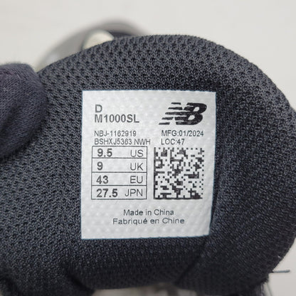 【中古美品】【メンズ】 1000 M1000SL スニーカー シューズ 靴 162-251130-as-04-izu サイズ：27.5cm カラー：シルバー×ブラック 万代Net店