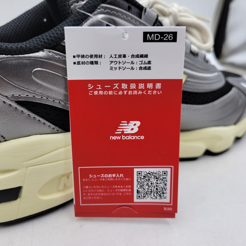 【中古美品】【メンズ】 1000 M1000SL スニーカー シューズ 靴 162-251130-as-04-izu サイズ：27.5cm カラー：シルバー×ブラック 万代Net店