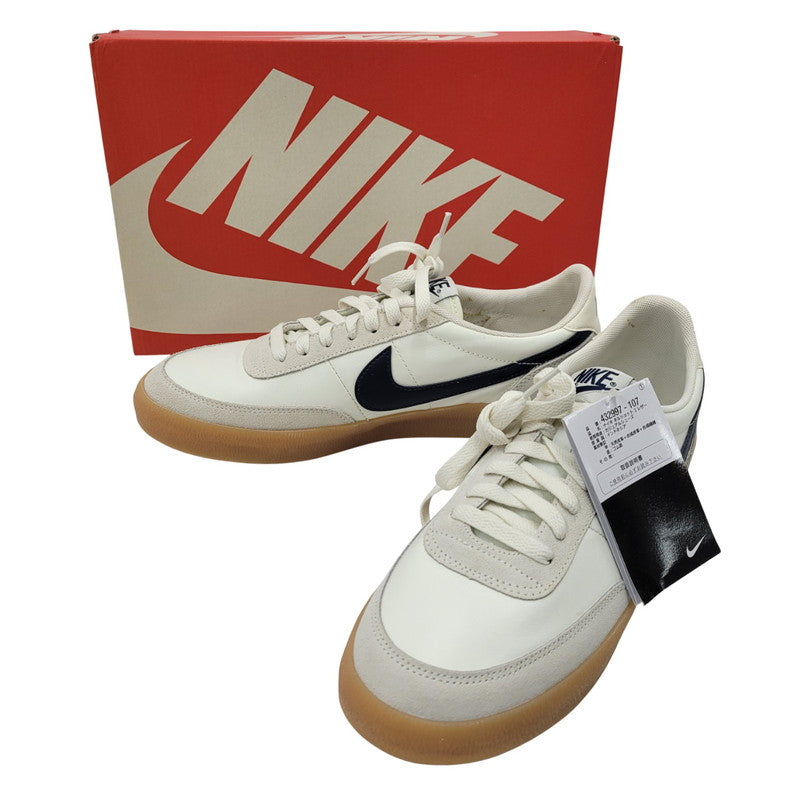【中古品】【メンズ】 NIKE ナイキ × J.CREW ジェイ.クルー KILLSHOT 2 LEATHER 432997-107 キルショット 2 レザー スニーカー シューズ 靴 160-251203-ay-01-izu サイズ：27.5cm カラー：SAIL/MIDNIGHT NAVY-GUM YELLOW 万代Net店