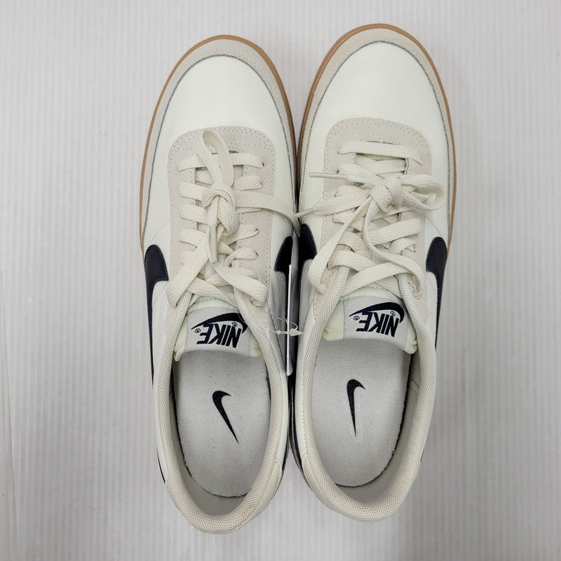 【中古品】【メンズ】 NIKE ナイキ × J.CREW ジェイ.クルー KILLSHOT 2 LEATHER 432997-107 キルショット 2 レザー スニーカー シューズ 靴 160-251203-ay-01-izu サイズ：27.5cm カラー：SAIL/MIDNIGHT NAVY-GUM YELLOW 万代Net店