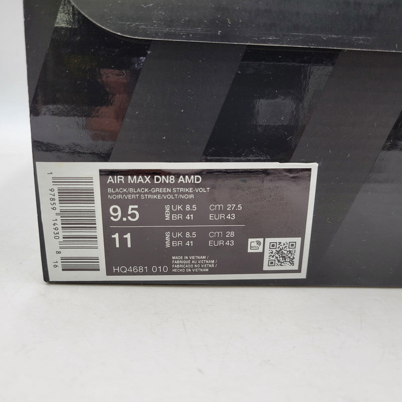 【中古品】【メンズ】 NIKE ナイキ AIR MAX DN8 AMD HQ4681-010 エア マックス DN8 AMD スニーカー シューズ 靴 160-251130-as-03-izu サイズ：27.5cm カラー：BLACK/BLACK-GREEN STRIKE-VOLT 万代Net店