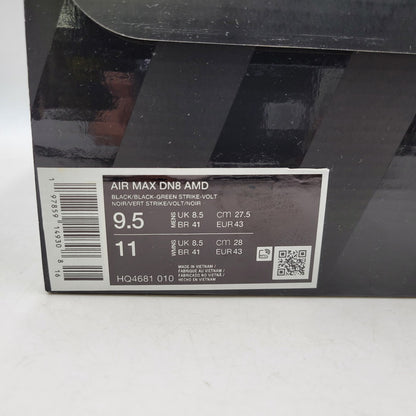 【中古品】【メンズ】 NIKE ナイキ AIR MAX DN8 AMD HQ4681-010 エア マックス DN8 AMD スニーカー シューズ 靴 160-251130-as-03-izu サイズ：27.5cm カラー：BLACK/BLACK-GREEN STRIKE-VOLT 万代Net店