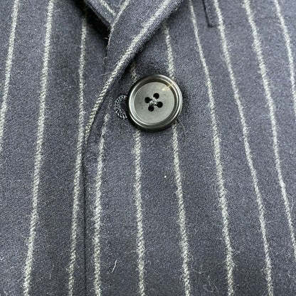 【中古品】【メンズ】 PAUL SMITH LONDON ポール スミス ロンドン WOOL STRIPE 3B TAILORED JACKET ウール ストライプ テーラード ジャケット 日本製 FM-ST-46452 141-260104-yn-01-izu サイズ：M カラー：ネイビー 万代Net店