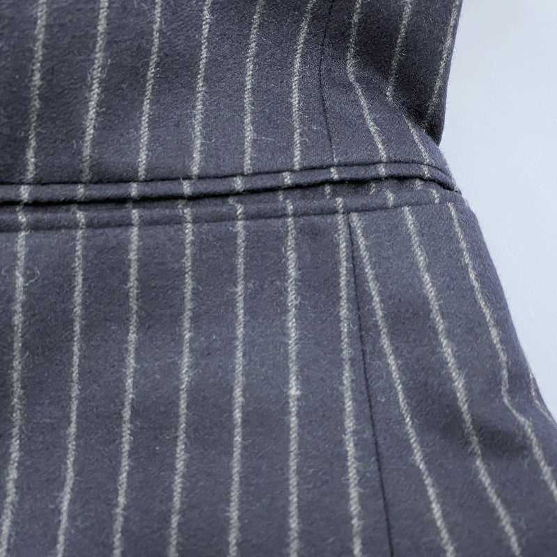 【中古品】【メンズ】 PAUL SMITH LONDON ポール スミス ロンドン WOOL STRIPE 3B TAILORED JACKET ウール ストライプ テーラード ジャケット 日本製 FM-ST-46452 141-260104-yn-01-izu サイズ：M カラー：ネイビー 万代Net店
