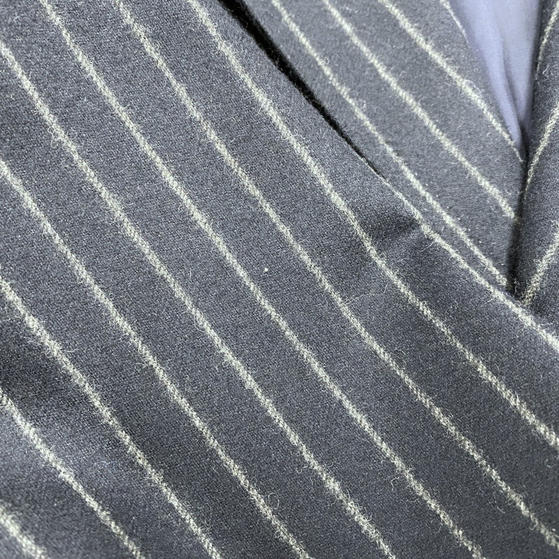 【中古品】【メンズ】 PAUL SMITH LONDON ポール スミス ロンドン WOOL STRIPE 3B TAILORED JACKET ウール ストライプ テーラード ジャケット 日本製 FM-ST-46452 141-260104-yn-01-izu サイズ：M カラー：ネイビー 万代Net店