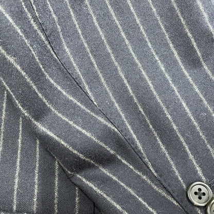 【中古品】【メンズ】 PAUL SMITH LONDON ポール スミス ロンドン WOOL STRIPE 3B TAILORED JACKET ウール ストライプ テーラード ジャケット 日本製 FM-ST-46452 141-260104-yn-01-izu サイズ：M カラー：ネイビー 万代Net店