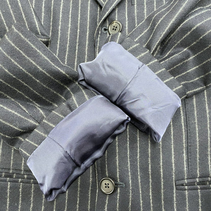 【中古品】【メンズ】 PAUL SMITH LONDON ポール スミス ロンドン WOOL STRIPE 3B TAILORED JACKET ウール ストライプ テーラード ジャケット 日本製 FM-ST-46452 141-260104-yn-01-izu サイズ：M カラー：ネイビー 万代Net店