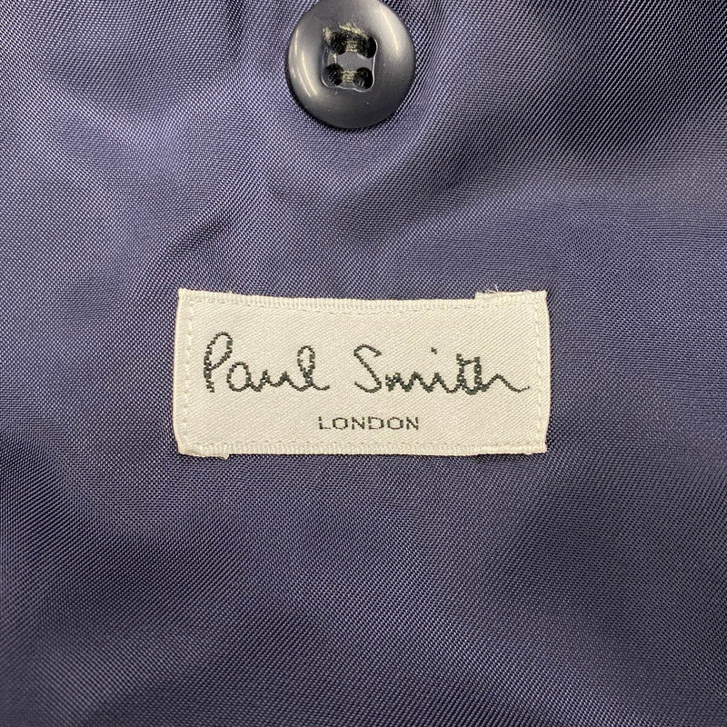 【中古品】【メンズ】 PAUL SMITH LONDON ポール スミス ロンドン WOOL STRIPE 3B TAILORED JACKET ウール ストライプ テーラード ジャケット 日本製 FM-ST-46452 141-260104-yn-01-izu サイズ：M カラー：ネイビー 万代Net店