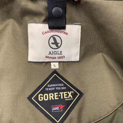 【中古品】【メンズ】 AIGLE エーグル 8504-55401 GORE-TEX ゴアテックス M-64 SHELL PARKA シェルパーカー アウター 147-251206-ya-03-izu サイズ：L カラー：カーキ 万代Net店