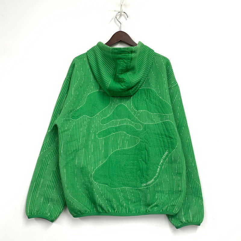 【中古品】【メンズ】 NIKE ナイキ ×OFF WHITE オフホワイト AS M NRG MC TF ENGINEERED HDY エナジー エムシー ティーエフ エンジニアード フーディ トップス パーカー 142-251206-ya-04-izu サイズ：M カラー：グリーン 万代Net店