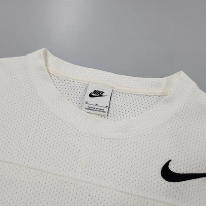 【中古品】【メンズ】 NIKE ナイキ × STUSSY ステューシー DRI FIT MESH JERSEY FJ9164-133 ドライフィット メッシュジャージー 長袖 トップス 142-251130-as-13-izu サイズ：M カラー：ホワイト 万代Net店