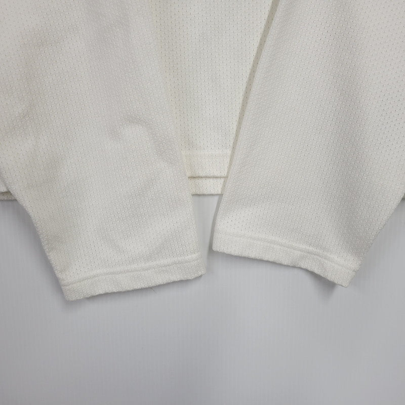 【中古品】【メンズ】 NIKE ナイキ × STUSSY ステューシー DRI FIT MESH JERSEY FJ9164-133 ドライフィット メッシュジャージー 長袖 トップス 142-251130-as-13-izu サイズ：M カラー：ホワイト 万代Net店