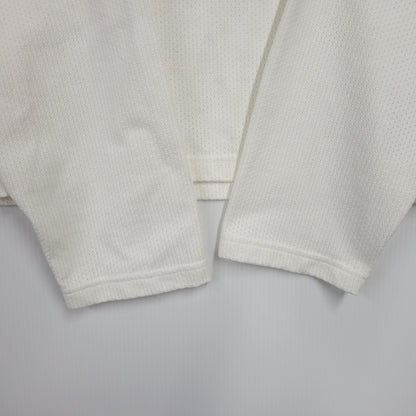 【中古品】【メンズ】 NIKE ナイキ × STUSSY ステューシー DRI FIT MESH JERSEY FJ9164-133 ドライフィット メッシュジャージー 長袖 トップス 142-251130-as-13-izu サイズ：M カラー：ホワイト 万代Net店