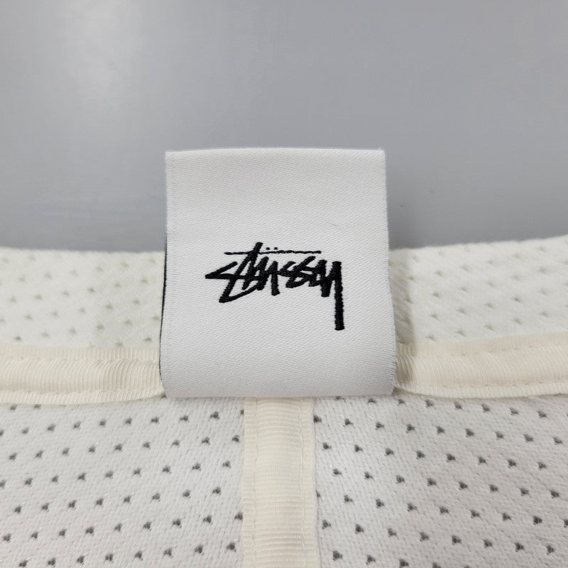 【中古品】【メンズ】 NIKE ナイキ × STUSSY ステューシー DRI FIT MESH JERSEY FJ9164-133 ドライフィット メッシュジャージー 長袖 トップス 142-251130-as-13-izu サイズ：M カラー：ホワイト 万代Net店