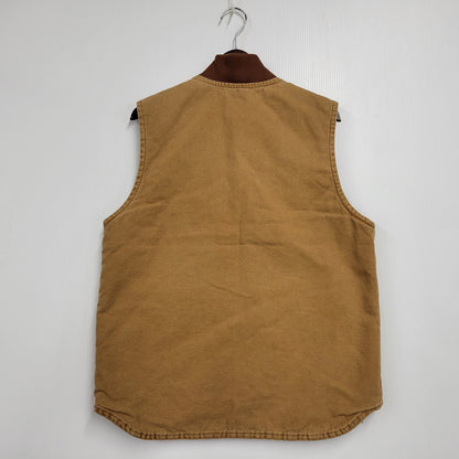 【中古品】【メンズ】 Carhartt カーハート SANDSTONE VEST V02-211 サンドストーンベスト メキシコ製 146-251130-as-14-izu サイズ：M カラー：ブラウン 万代Net店