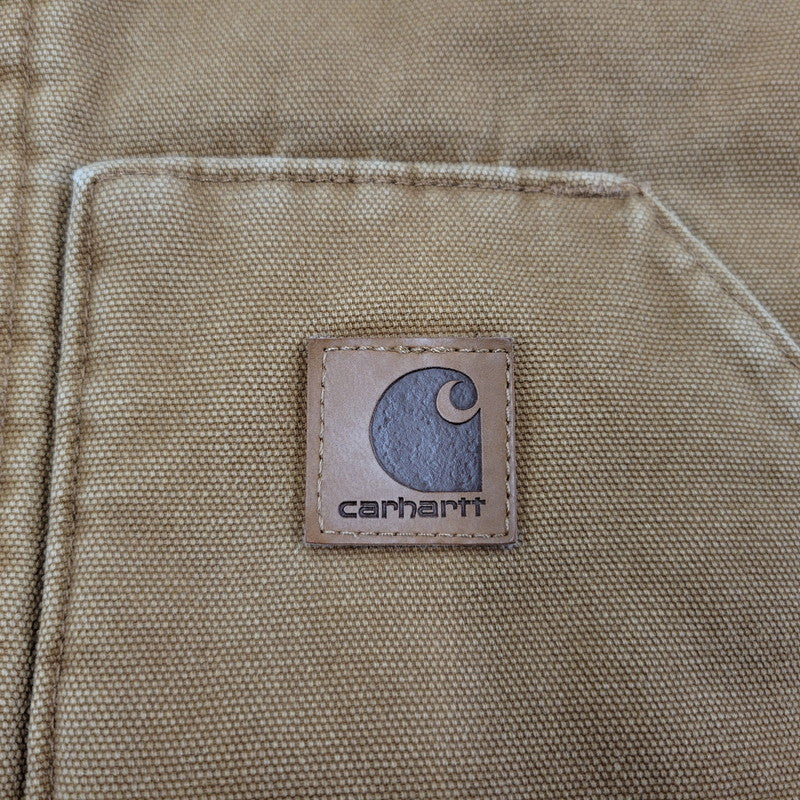 【中古品】【メンズ】 Carhartt カーハート SANDSTONE VEST V02-211 サンドストーンベスト メキシコ製 146-251130-as-14-izu サイズ：M カラー：ブラウン 万代Net店