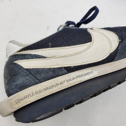 【現状渡し品】【メンズ】 NIKE ナイキ × FRAGMENT フラグメント × SACAI サカイ LD WAFFLE DH2684-400 LD ワッフル スニーカー シューズ 靴 160-251130-as-07-izu サイズ：28cm カラー：BLUE VOID/WHITE-OBSIDIAN-WHITE 万代Net店
