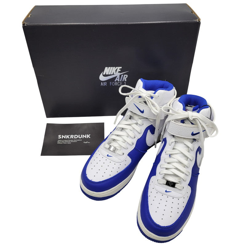 【中古品】【メンズ】 NIKE ナイキ × NBA AIR FORCE 1 HIGH '07 LV8 EMB DC8870-100 エアフォース 1 ハイ '07 LV8 EMB スニーカー シューズ 靴 160-251130-as-02-izu サイズ：26.5cm カラー：WHITE/WHITE-HYPER ROYAL-SAIL 万代Net店