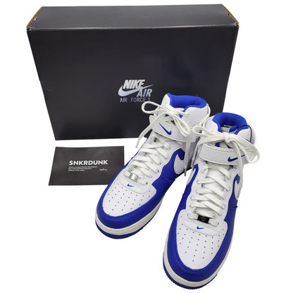 【中古品】【メンズ】 NIKE ナイキ × NBA AIR FORCE 1 HIGH '07 LV8 EMB DC8870-100 エアフォース 1 ハイ '07 LV8 EMB スニーカー シューズ 靴 160-251130-as-02-izu サイズ：26.5cm カラー：WHITE/WHITE-HYPER ROYAL-SAIL 万代Net店