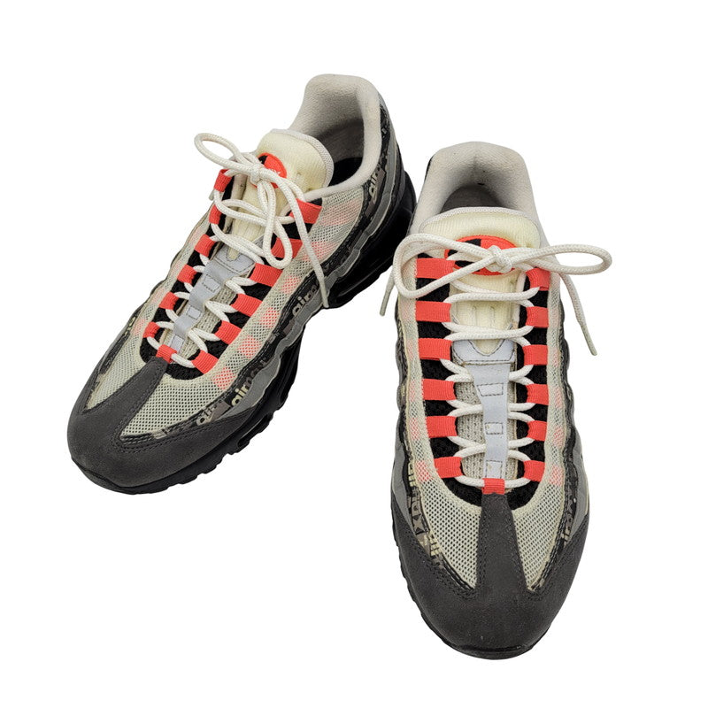 【中古品】【メンズ】 NIKE ナイキ × ATMOS アトモス AIR MAX 95 PRNT AQ0925-002 エア マックス 95 プリント スニーカー シューズ 靴 160-251130-as-10-izu サイズ：27.5cm カラー：BLACK/BRIGHT CRIMSON 万代Net店