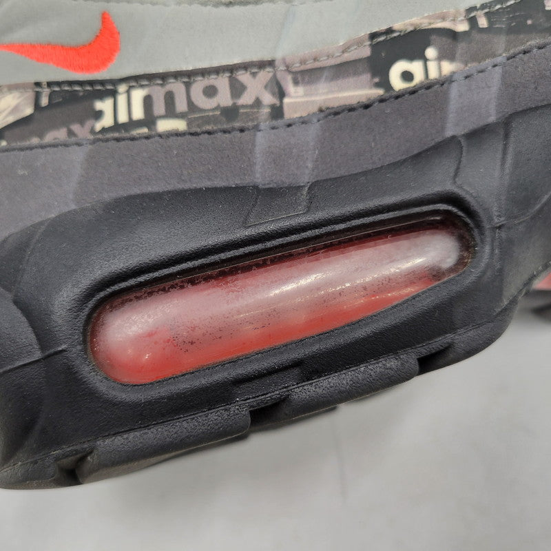 【中古品】【メンズ】 NIKE ナイキ × ATMOS アトモス AIR MAX 95 PRNT AQ0925-002 エア マックス 95 プリント スニーカー シューズ 靴 160-251130-as-10-izu サイズ：27.5cm カラー：BLACK/BRIGHT CRIMSON 万代Net店