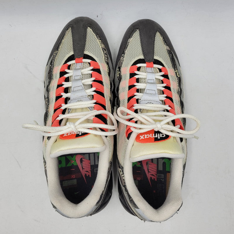 【中古品】【メンズ】 NIKE ナイキ × ATMOS アトモス AIR MAX 95 PRNT AQ0925-002 エア マックス 95 プリント スニーカー シューズ 靴 160-251130-as-10-izu サイズ：27.5cm カラー：BLACK/BRIGHT CRIMSON 万代Net店