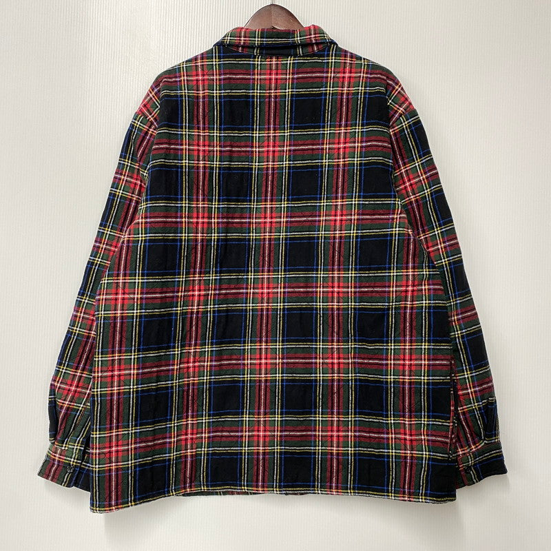 【中古品】【メンズ】 Supreme シュプリーム 21AW QUILTED PLAID FLANNEL SHIRT クウィルテッド プレイド フランネル シャツ トップス 長袖 149-251205-ya-12-izu サイズ：XL カラー：マルチ 万代Net店