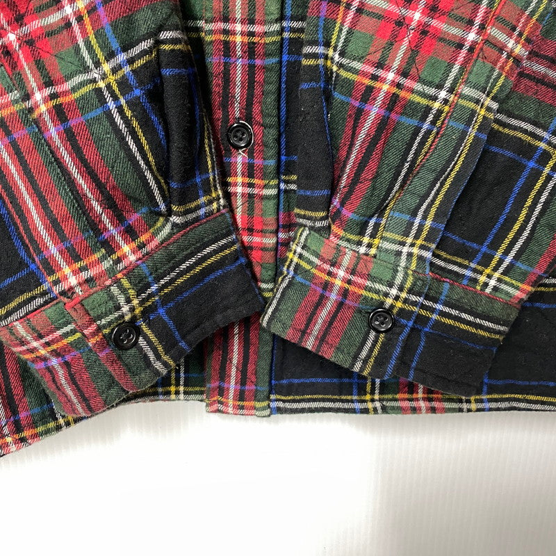 【中古品】【メンズ】 Supreme シュプリーム 21AW QUILTED PLAID FLANNEL SHIRT クウィルテッド プレイド フランネル シャツ トップス 長袖 149-251205-ya-12-izu サイズ：XL カラー：マルチ 万代Net店