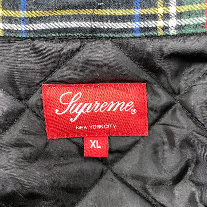 【中古品】【メンズ】 Supreme シュプリーム 21AW QUILTED PLAID FLANNEL SHIRT クウィルテッド プレイド フランネル シャツ トップス 長袖 149-251205-ya-12-izu サイズ：XL カラー：マルチ 万代Net店