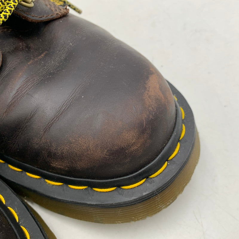 【中古品】【メンズ】 DR.MARTENS×STUSSY ドクターマーチン×ステューシー 8053HY LACE UP BOOTS レース アップ ブーツ シューズ 靴 164-251216-cs-15-izu サイズ：UK8 カラー：ブラウン 万代Net店