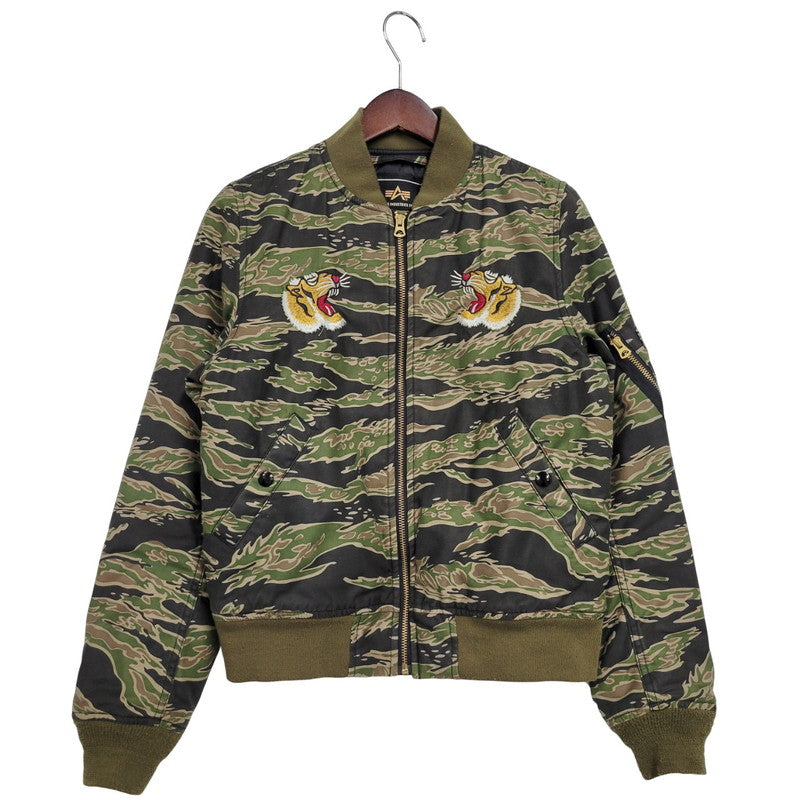 【中古品】【メンズ】 ALPHA INDUSTRIES アルファ インダストリーズ TA7025-145 FLIGHT JACKET フライト ジャケット アウター 145-251211-ya-06-izu サイズ：M カラー：マルチ 万代Net店