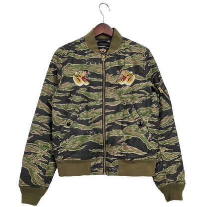 【中古品】【メンズ】 ALPHA INDUSTRIES アルファ インダストリーズ TA7025-145 FLIGHT JACKET フライト ジャケット アウター 145-251211-ya-06-izu サイズ：M カラー：マルチ 万代Net店