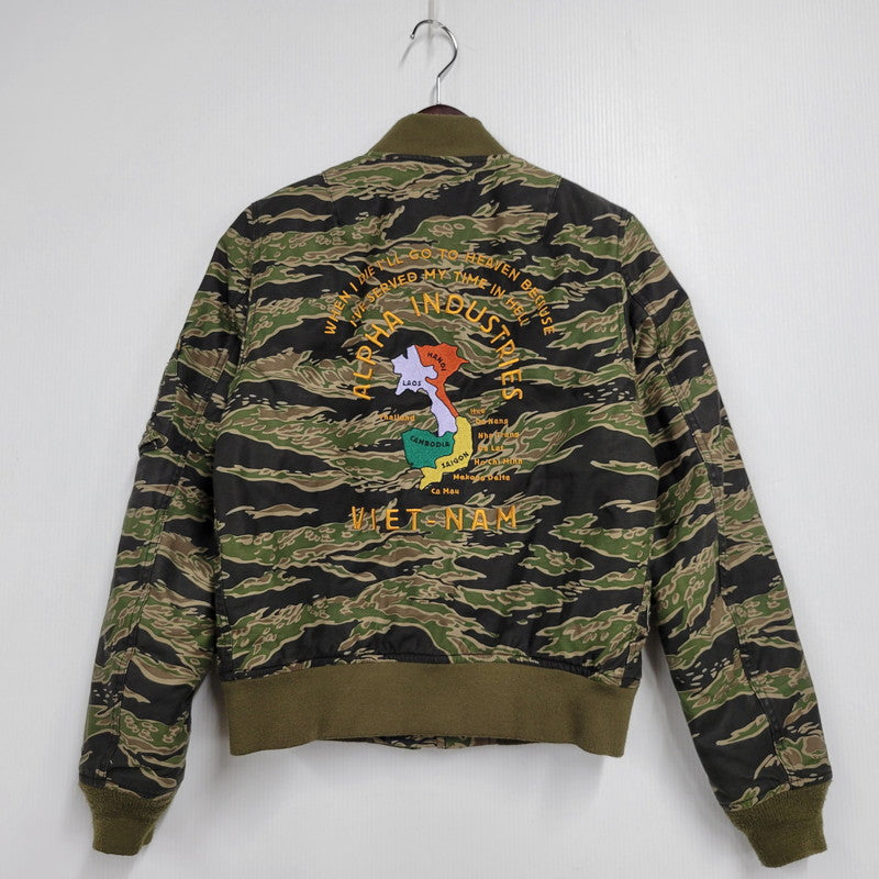【中古品】【メンズ】 ALPHA INDUSTRIES アルファ インダストリーズ TA7025-145 FLIGHT JACKET フライト ジャケット アウター 145-251211-ya-06-izu サイズ：M カラー：マルチ 万代Net店