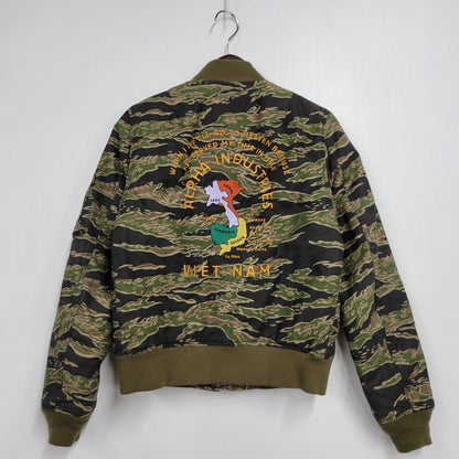 【中古品】【メンズ】 ALPHA INDUSTRIES アルファ インダストリーズ TA7025-145 FLIGHT JACKET フライト ジャケット アウター 145-251211-ya-06-izu サイズ：M カラー：マルチ 万代Net店