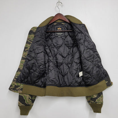 【中古品】【メンズ】 ALPHA INDUSTRIES アルファ インダストリーズ TA7025-145 FLIGHT JACKET フライト ジャケット アウター 145-251211-ya-06-izu サイズ：M カラー：マルチ 万代Net店