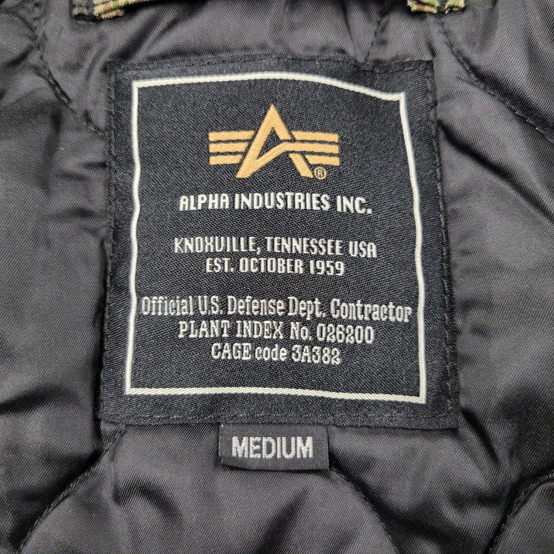 【中古品】【メンズ】 ALPHA INDUSTRIES アルファ インダストリーズ TA7025-145 FLIGHT JACKET フライト ジャケット アウター 145-251211-ya-06-izu サイズ：M カラー：マルチ 万代Net店