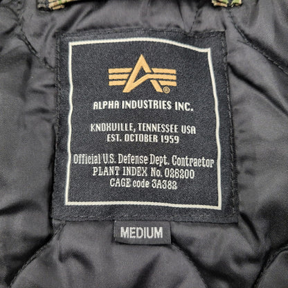 【中古品】【メンズ】 ALPHA INDUSTRIES アルファ インダストリーズ TA7025-145 FLIGHT JACKET フライト ジャケット アウター 145-251211-ya-06-izu サイズ：M カラー：マルチ 万代Net店