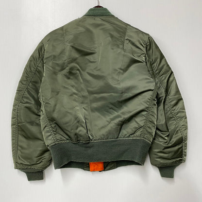 【中古品】【メンズ】 ALPHA INDUSTRIES アルファ インダストリーズ 0615-00-573-8335 USA製 80S-90S MA-1 FLIGHT JACKET フライト ジャケット アウター 146-251205-ya-16-izu サイズ：XS カラー：カーキ 万代Net店