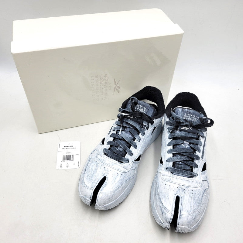 【中古美品】【メンズ】 MAISON MARGIELA メゾンマルジェラ × REEBOK リーボック PROJECT 0 CL DQ GX6244 スニーカー 足袋 シューズ 靴 162-251204-as-22-izu サイズ：28cm カラー：BLACK/BLACK/FTWWHT 万代Net店