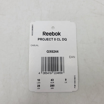 【中古美品】【メンズ】 MAISON MARGIELA メゾンマルジェラ × REEBOK リーボック PROJECT 0 CL DQ GX6244 スニーカー 足袋 シューズ 靴 162-251204-as-22-izu サイズ：28cm カラー：BLACK/BLACK/FTWWHT 万代Net店