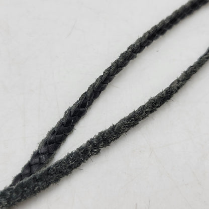 【中古品】【メンズ/レディース】 CHROME HEARTS クロムハーツ LEATHER BRAID CH CRS SML CL NECKLACE レザーブレード スモールCHクロス ネックレス アクセサリー 190-251214-as-17-izu カラー：シルバー×ブラック 万代Net店