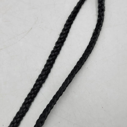 【中古品】【メンズ/レディース】 CHROME HEARTS クロムハーツ LEATHER BRAID CH CRS SML CL NECKLACE レザーブレード スモールCHクロス ネックレス アクセサリー 190-251214-as-17-izu カラー：シルバー×ブラック 万代Net店