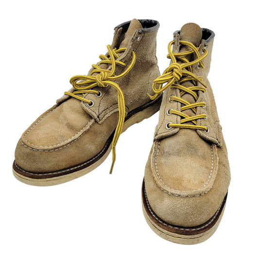 【現状渡し品】【メンズ】 RED WING レッドウィング 8173 USA製 06年製 6INCH CLASSIC MOC TOE ６インチ クラシック モック トゥ シューズ ブーツ 靴 164-251201-cs-14-izu サイズ：US9.5 カラー：ベージュ 万代Net店