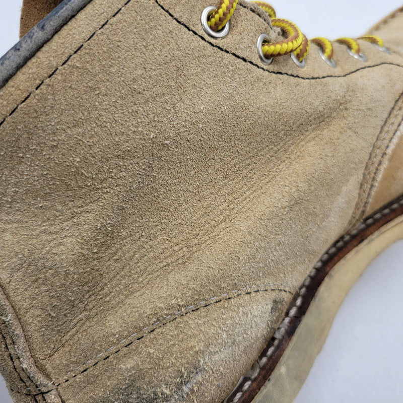 【現状渡し品】【メンズ】 RED WING レッドウィング 8173 USA製 06年製 6INCH CLASSIC MOC TOE ６インチ クラシック モック トゥ シューズ ブーツ 靴 164-251201-cs-14-izu サイズ：US9.5 カラー：ベージュ 万代Net店