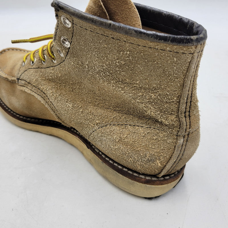 【現状渡し品】【メンズ】 RED WING レッドウィング 8173 USA製 06年製 6INCH CLASSIC MOC TOE ６インチ クラシック モック トゥ シューズ ブーツ 靴 164-251201-cs-14-izu サイズ：US9.5 カラー：ベージュ 万代Net店