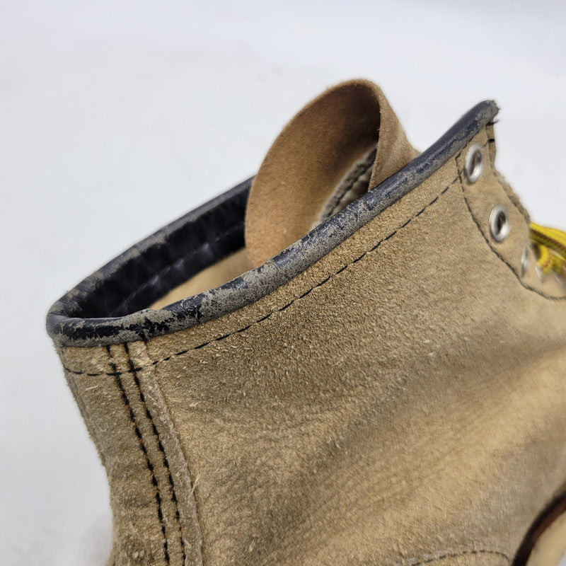 【現状渡し品】【メンズ】 RED WING レッドウィング 8173 USA製 06年製 6INCH CLASSIC MOC TOE ６インチ クラシック モック トゥ シューズ ブーツ 靴 164-251201-cs-14-izu サイズ：US9.5 カラー：ベージュ 万代Net店