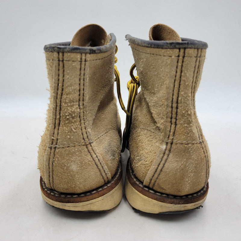 【現状渡し品】【メンズ】 RED WING レッドウィング 8173 USA製 06年製 6INCH CLASSIC MOC TOE ６インチ クラシック モック トゥ シューズ ブーツ 靴 164-251201-cs-14-izu サイズ：US9.5 カラー：ベージュ 万代Net店
